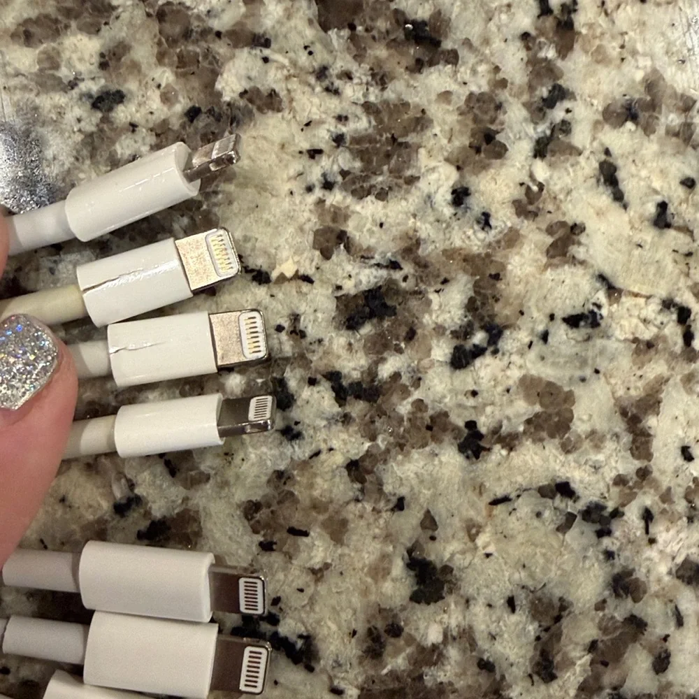 Set of 6 Chargers - Lightning to USB Charging Cable Cords